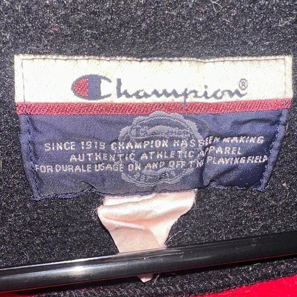 Red Retro Fleece Champion Vest with Full Zip Pocketed Fleece - Picture 2 of 2